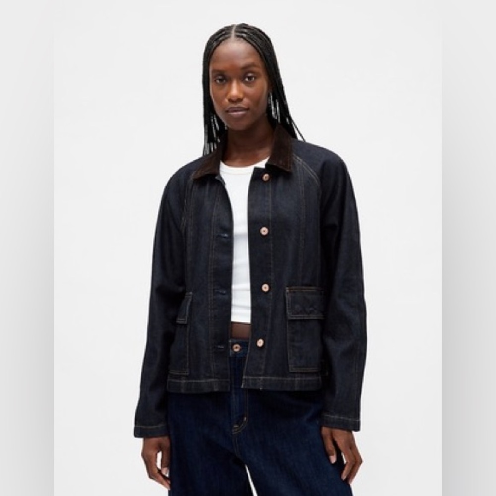 UltraSoft Denim Swing Chore Jacket